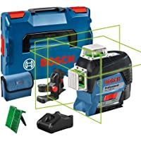 Bosch Professional 0601063T00 GLL 3-80 CG- Nivel láser verde- conexión Bluetooth- soporte- gama de trabajo hasta 30 m- 1…